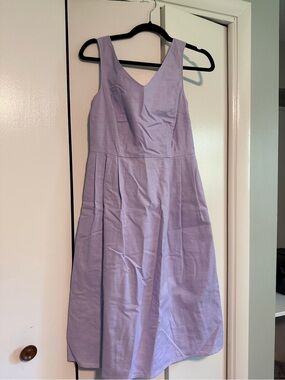 Land’s End  Sleeveless V‑Neck Lavender Dress